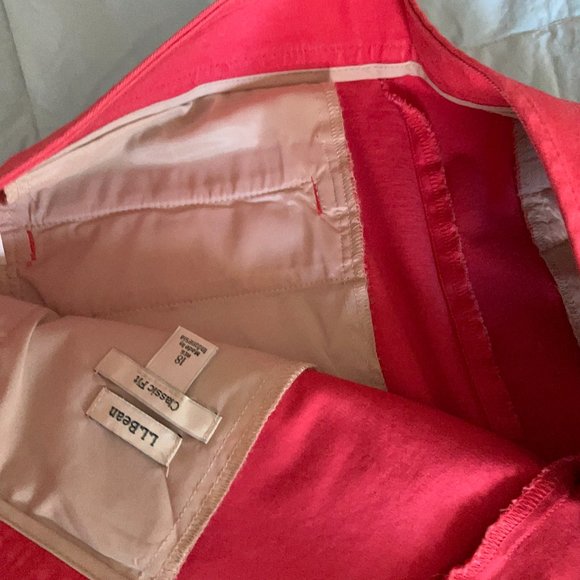 L.L. Bean Classic Fit Coral 18 Regular Pants - Picture 6 of 16